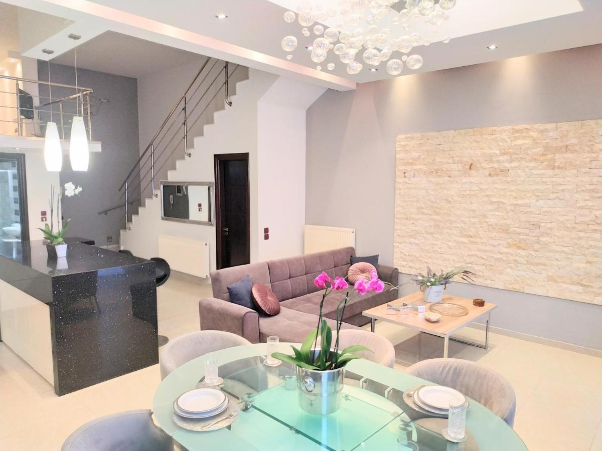 Luxury Apartment With Sea View Near Kallithea Koszkinú Kültér fotó