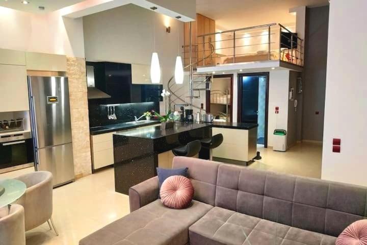 Luxury Apartment With Sea View Near Kallithea Koszkinú Kültér fotó